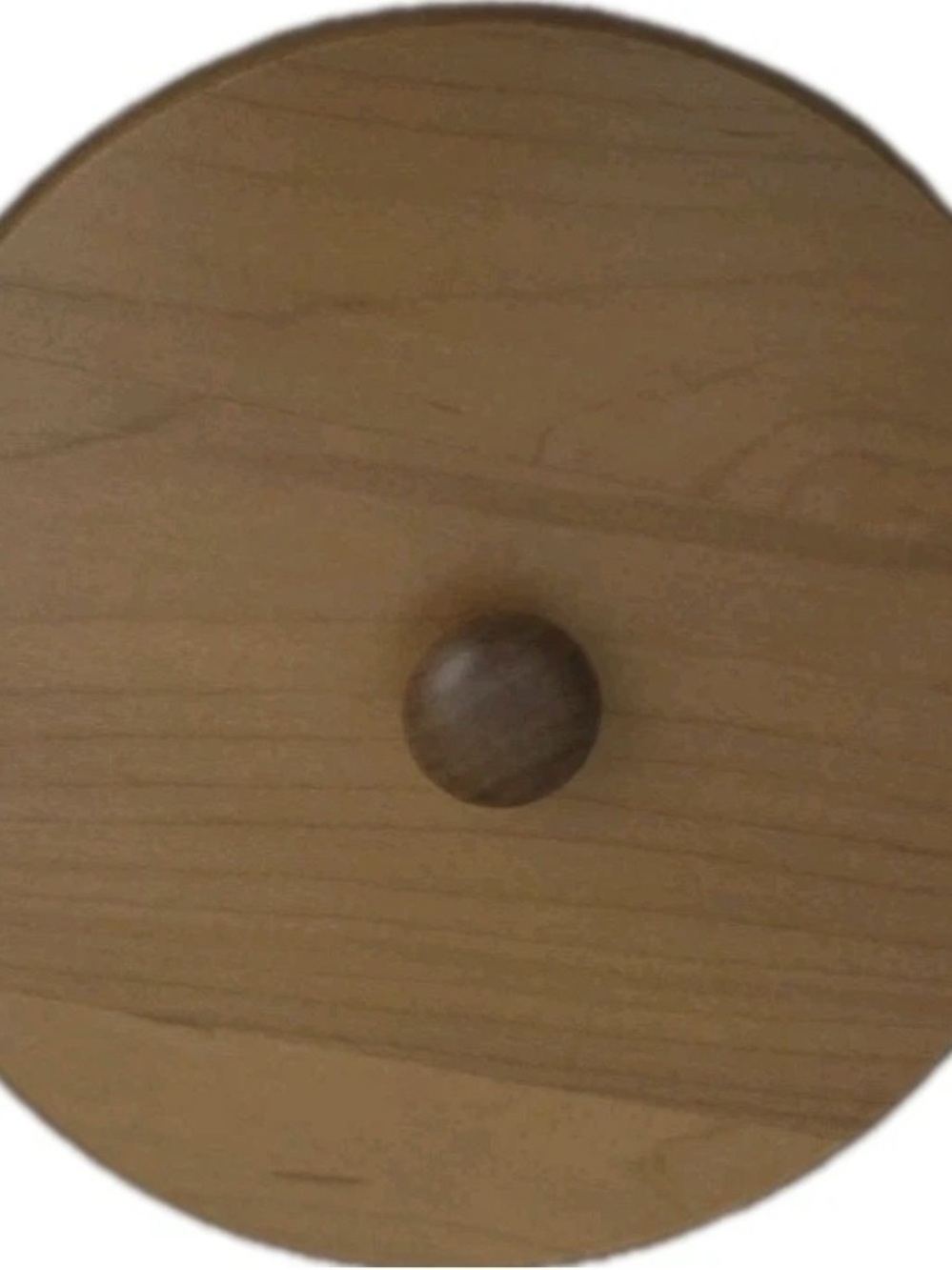 Longaberger WoodCrafts Hardwood Maple Lid with Knob